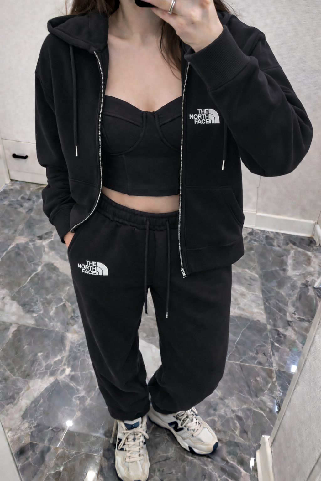 North 3'lü Set Siyah