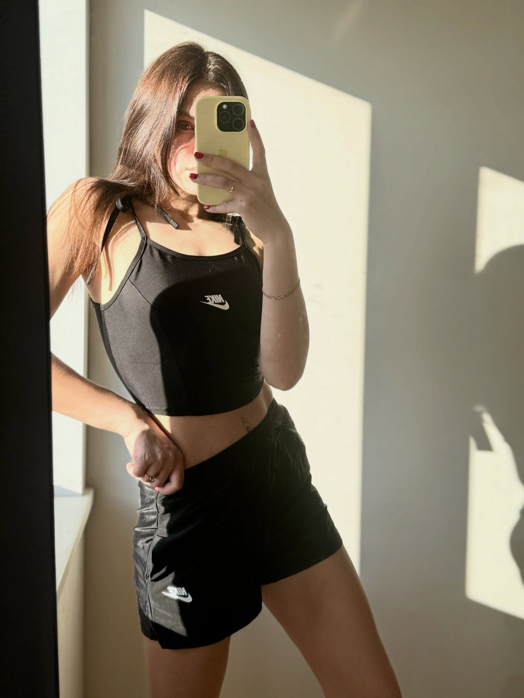 Athletic Comfort 3'lü Crop & Şort Seti