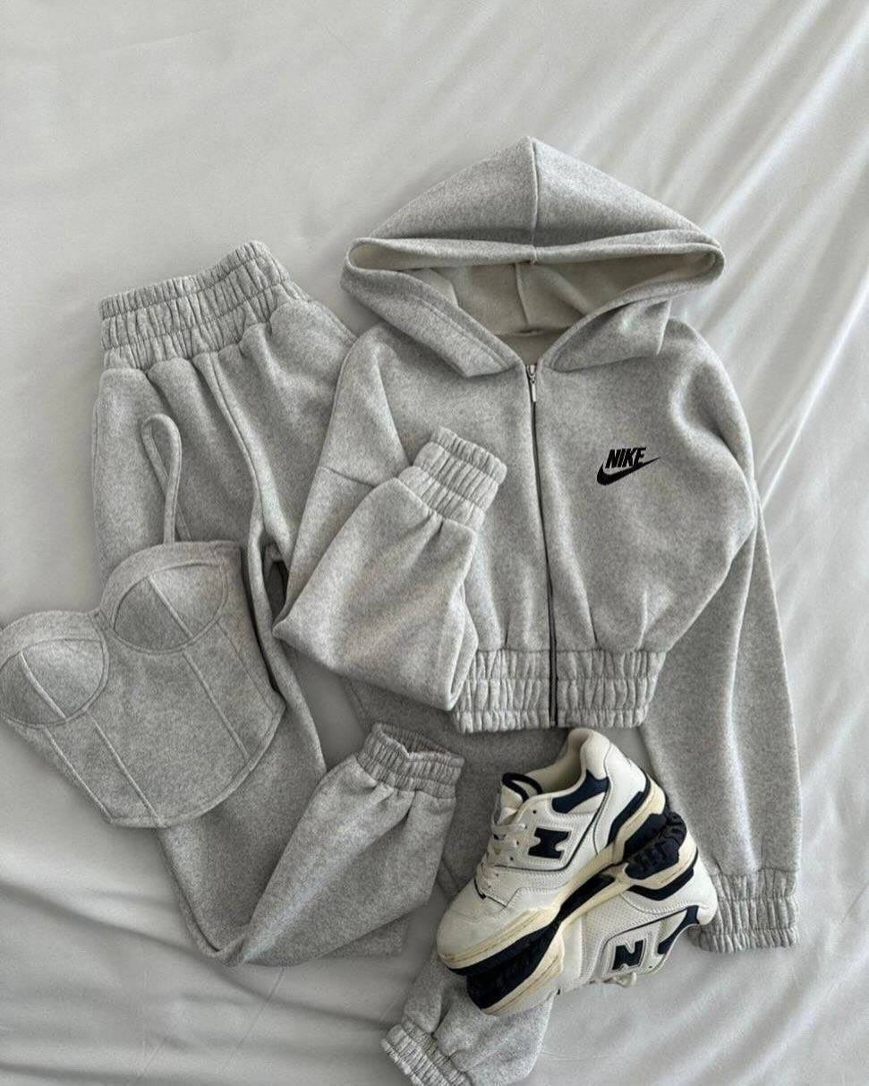 Nike 3'lü Set Gri