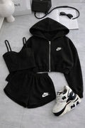 NK Şortlu 3'lü Set Siyah