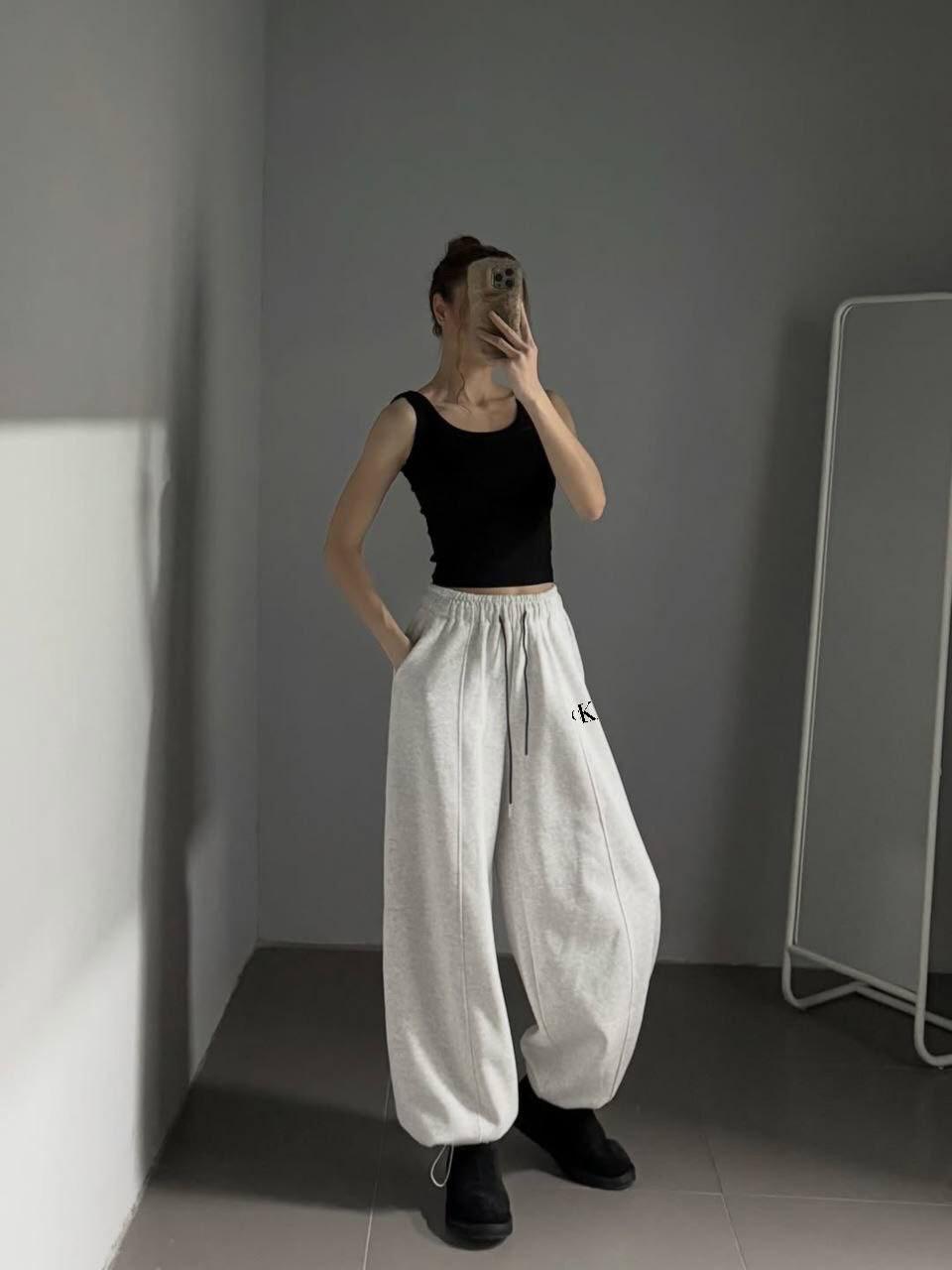 Ck Oversize Eşofman Altı Gri